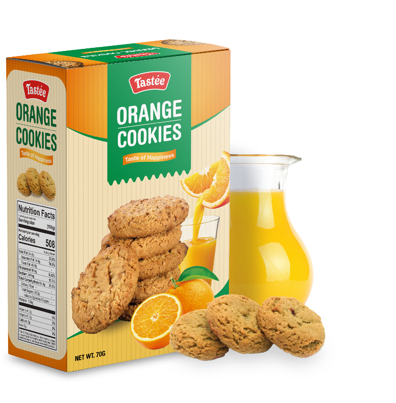 Tastee Orange Cookies